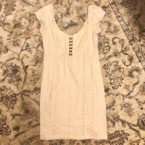 Free People corset style bodycon mini dress